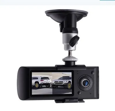 R300 Gps Kayıt Destekli Çift Kameralı Araç Içi Dvr Kamera