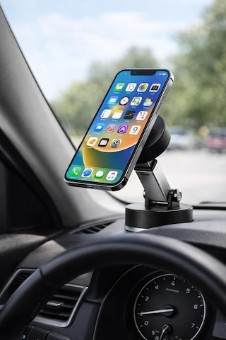 Vakumlu Mıknatıslı Araç İçi Telefon Tutucu, Katlanabilir Ön Cam Güneş Koruyucu Şemsiye Seti, Telefon Sabitleme Diğer