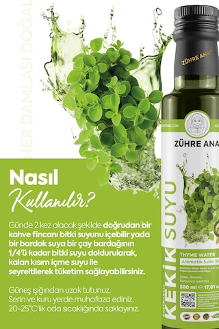 Ekstraktlı Kekik Suyu 500 Ml