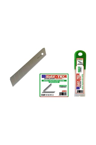 Bay-Tec Mk1560 Maket Bıçağı Geniş Ağız 10 Kutu 100 Adet (0,5*18)