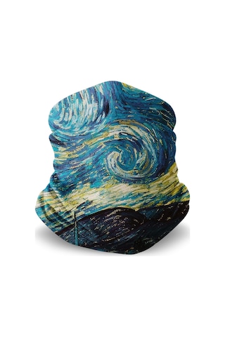 Musclecloth Çok Amaçlı Boyunluk Starry Night Mavi
