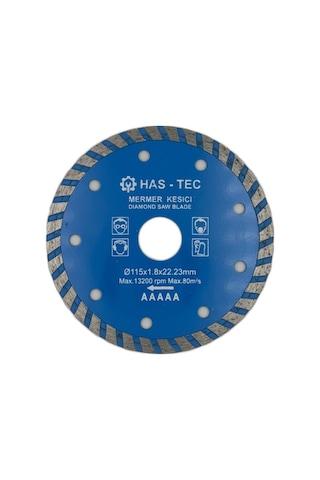 115mm Mermer Kesici Diamond Saw Blade Ø115x1.8x22.23 Mm