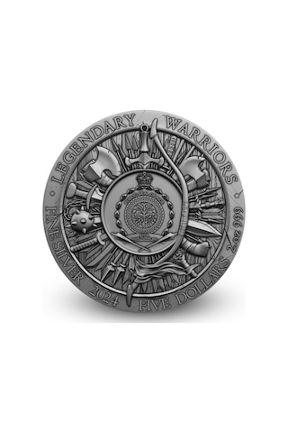 Agakulche Spartacus Altın Kaplama Ngc Sertifikalı Gümüş Sikke Coin