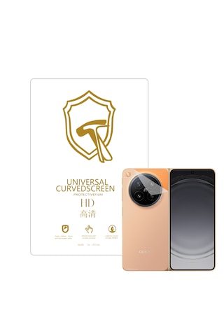 Microcase Oppo Find N6 İle Uyumlu Full Tpu Nano Arka Ekran Koruma Filmi - Ekm102