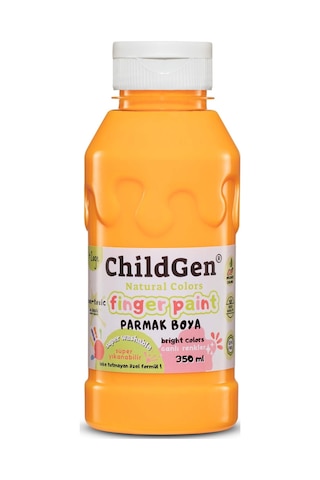 Childgen Süper Yıkanabilir 3'lü Parmak Boya Neon Set 3x350ml