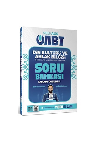 Yediiklim 2027 Öabt Meb-ags Din Kültürü Ve Ahlak Bilgisi Öğretmenliği Soru Bankası Çözümlü - Burhan Karakışla