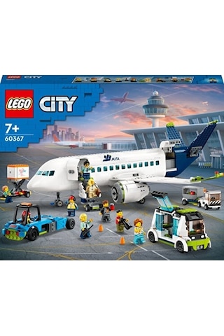 LEGO® City 60367 Yolcu Uçağı Yaratıcı Oyuncak Yapım Seti 930 Parça