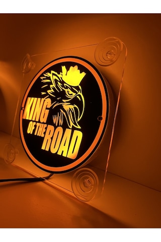 Ahmet Otomotiv King Of The Road Cam Önü Logo Tabela 12volt