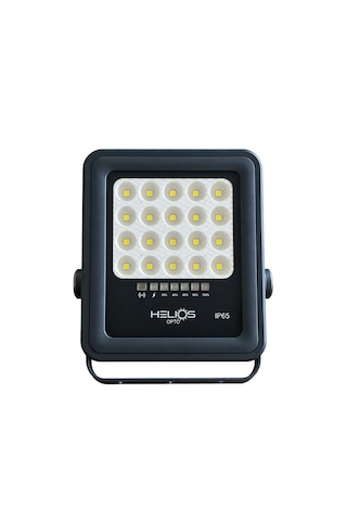 Helios 100w Led Solar Projektör Monokristal Panel Ip67 Uzaktan Kumandalı