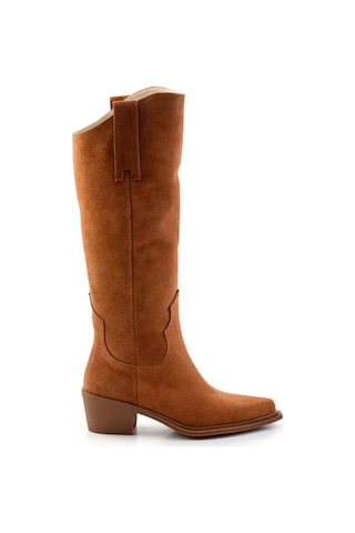 Bambi Taba Leather Kadın Çizme K03274324002 Taba
