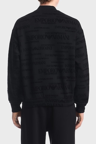 Emporio Armani Pamuklu Fermuarlı Regular Sweat Erkek Sweat Em006881 Af10013 Fc376 Siyah