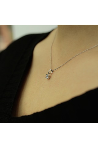 Lova 0,20 Karat Pırlanta Tektaş Kolye - 2010002