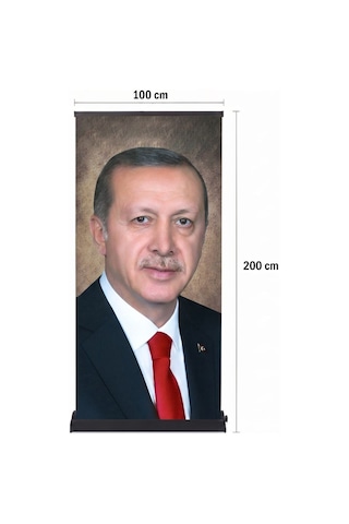 Cumhurbaşkanı Poster Baskılı Pro Roll Up Banner 100x200cm No:3 Diğer