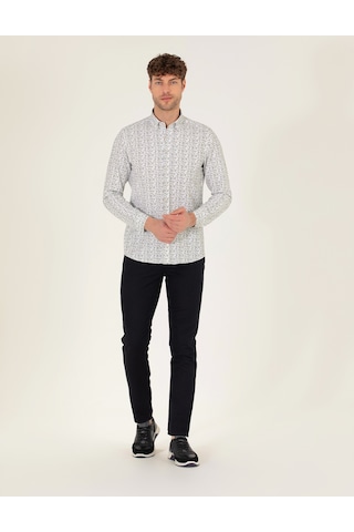 Pierre Cardin Erkek Siyah Kanvas / Chino Pantolon 50268095-vr046 Siyah