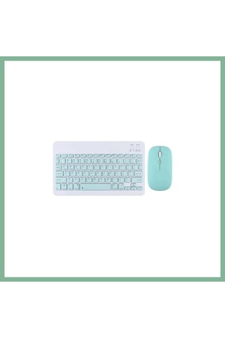 Bşkvirgo Kyb71 Kablosuz Türkçe Q Klavye Mouse Set - Açık Yeşil Bsk2026 Diğer