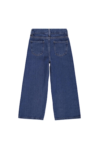 Civil Girls Çiçek Nakışlı 10-13 Yaş Pantolon Kot - Mavi