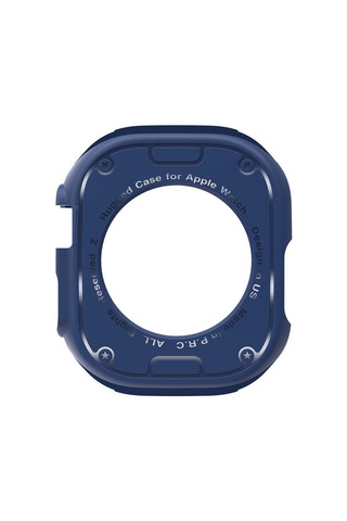Ekılıf - Apple Uyumlu Watch Ultra 49mm - Kasa Koruyucu Silikon Tpu Watch Gard 17 - Pembe