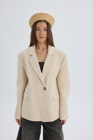 Mai Studios Nest Pile Detay Bej Blazer
