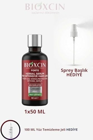 Forte Serum Yoğun Saç Dökülmelerine Karşı 50 Ml Sprey Başlık Ve Jel Hediye