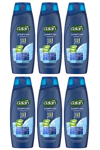 Dalan Şampuan Aloe Vera Özlü Kepeğe Karşıt Etkili 450 Ml X 6 Adet