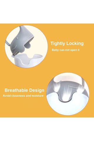 Qingmipy Beyaz Bebek Emzik Saklama Kutusu, Taşınabilir, Toz Geçirmez, Askılı, Pp Malzeme, 13.5x8cm Boyutunda, Pratik Ve Fonksiyonel.