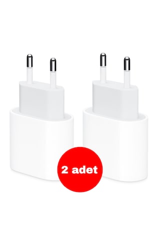 2 Adet İphone Uyumlu 35w Typec Çıkışlı Adaptör Şarj Başlık