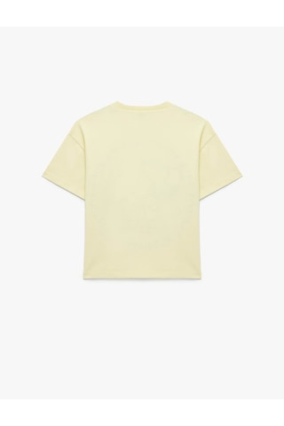Koton 26yy59000316 Sarı Kız Çocuk T-shirt 6skg10061ak Sarı