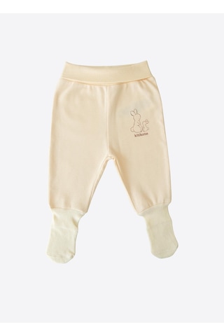 Kitikate Organik New Basic Çoraptolon Bebek Boy Natural Krem