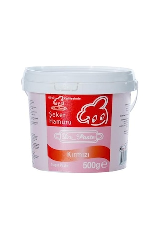 Dr Paste Şeker Hamuru 500 Gr - Kırmızı