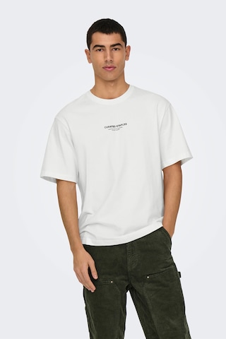Only & Sons Erkek T Shirt 22030925 Krem