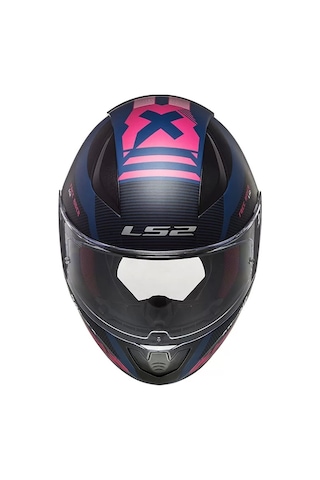 LS2 Rapıd Xtreet Mat Mavi-Mor Kask
