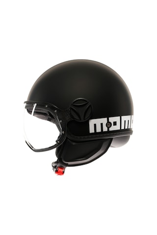 Momo Kask/ Fgtr Classıc Mono Matt Black/white Çok Renkli