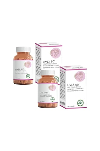 Livex 90 Enginar-Deve Dikeni-Karahindiba 90 Kapsül x 2 Adet