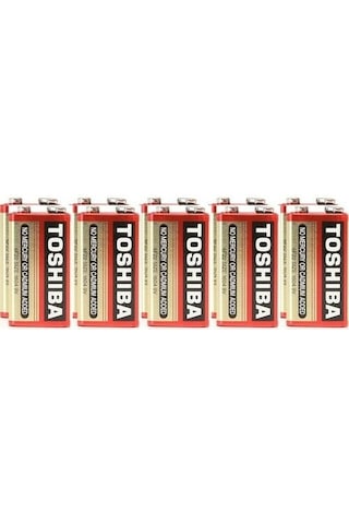 Toshiba 10 Adet 9 Volt Yassı Pil