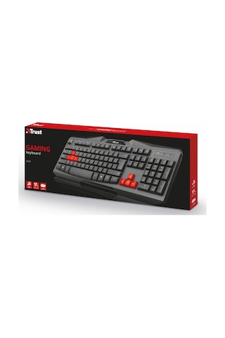 Trust 22113 Ziva Usb Kablolu Gaming Türkçe Q Klavye