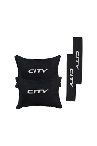 Honda City Nakışlı Otomind Boyun Yastığı Seti