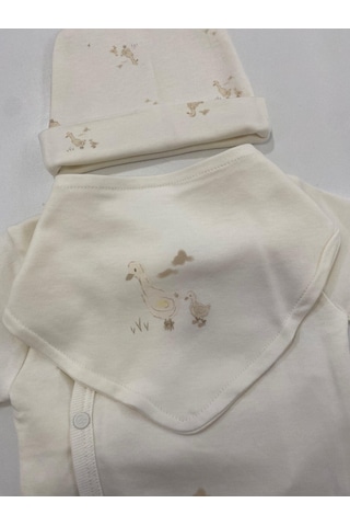 Bistyle Hastane Çıkışı 10lu Welcome Baby Duck Sarı - Ekru-12646 Ekru