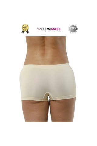 Kadınboxer Toparlayıcı Şekillendirici Seamless Kaymaz Kadın Dikişsiz Boxer İç Çamaşırı - 5 Adet Ten
