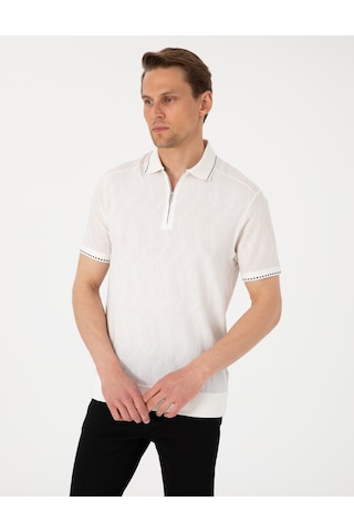 Pierre Cardin Erkek Beyaz Tişört 50302591-vr013 Beyaz