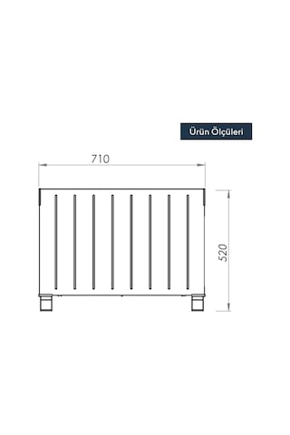 Luxell HC-2930 2000 W Köşeli Konvektör Isıtıcı