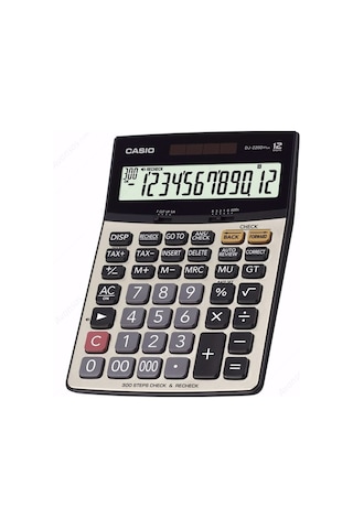 Casio DJ-220D Plus İşlem Kontrol Masa Tipi 12 Hane Hesap Makinesi