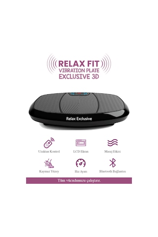 Relax Exclusive 3d Vibration Plate Titreşimli Spor Egzersiz