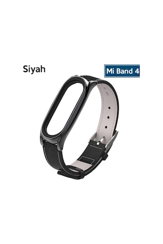 Mijobs Xiaomi Mi Band 5-4 Pu Deri Kayış Kordon (120113987)