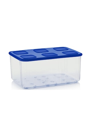 Tupperware Şeffaf Kap 2.53L Lacivert