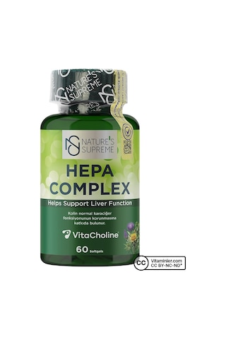 Natures Supreme Hepa Complex 60 Kapsül Aromasız
