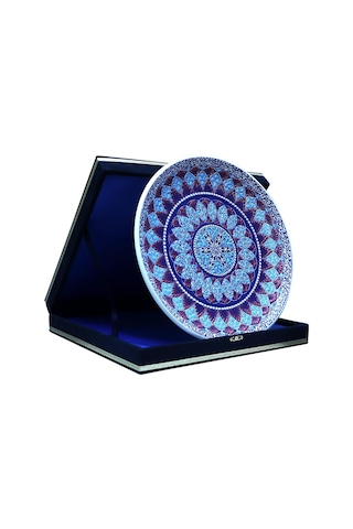 E38 El İşçiliği Çini Tabak - 30 Cm - 6525