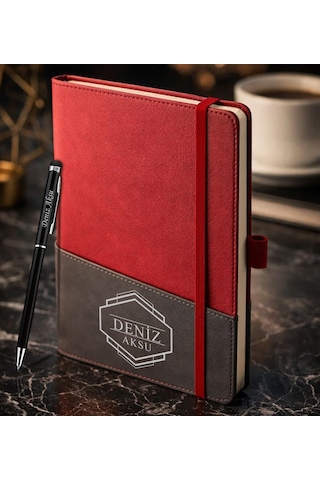 Bk Gift Kişiye Özel Kırmızı Termo Deri Defter Ve Touchpen Kalem Seti -4, Kurumsal Ve Özel Hediye, Yeni İş Hediyesi Kobitmeyencom36003 Bk Gift