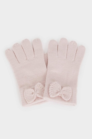 Defacto Kız Çocuk Triko Eldiven F5145a825wnpn111 Pembe