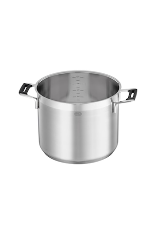 Rösle Sılence Pro Sebze Ve Çorba Tenceresi, Yüksek Kaliteli Evrensel Tencere, Paslanmaz Çelik, 18/10, 24 Cm, Cam Kapak, İç Ölçekli, İndüksiyonlu Ocaklara Uygun, Bulaşık Makinesinde Yıkanabilir, Gümüş Çok Renkli