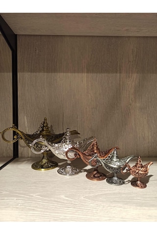 Metal Alaaddin Lambası No-5 Mücevherlik / Dekoratif Biblo